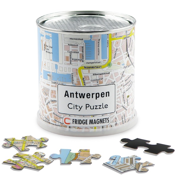 Antwerpen city puzzel magnetisch - (ISBN 4260153726134)