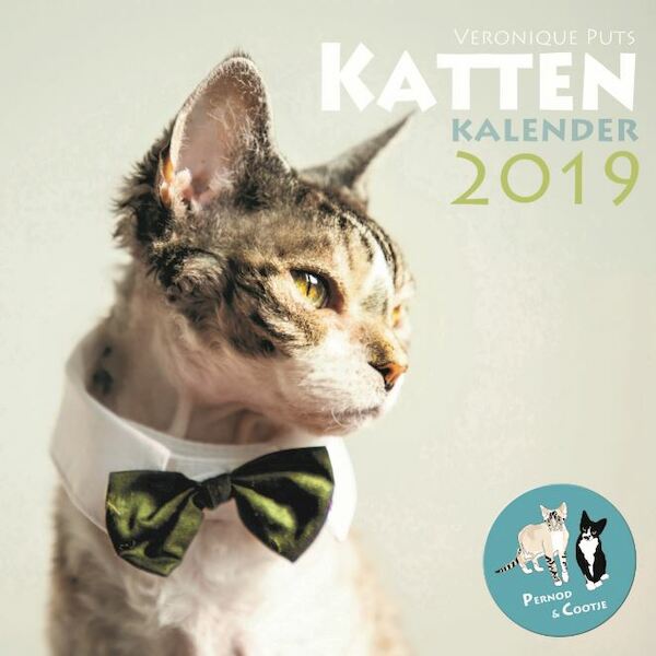 Kattenkalender 2019 - Veronique Puts (ISBN 9789460017100)