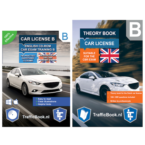 Auto Theorieboek Engels 2019 met Engelse Auto Theorie CD - Car Theory Book + Exam CD - (ISBN 8719274517023)