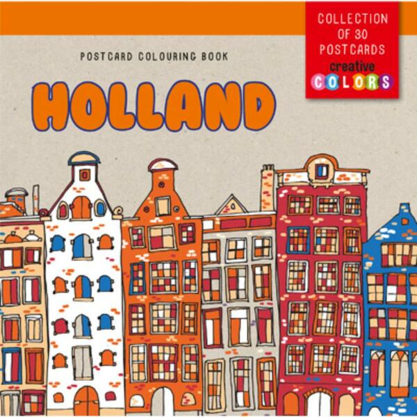 Postcard colouring book Holland - (ISBN 9789463543705)
