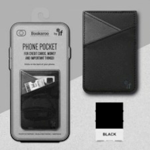 Bookaroo Phone Pocket - Black - (ISBN 5035393405014)