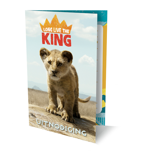 UITNODIGINGEN LION KING PK 922 SET VAN 6 - (ISBN 8712048319786)