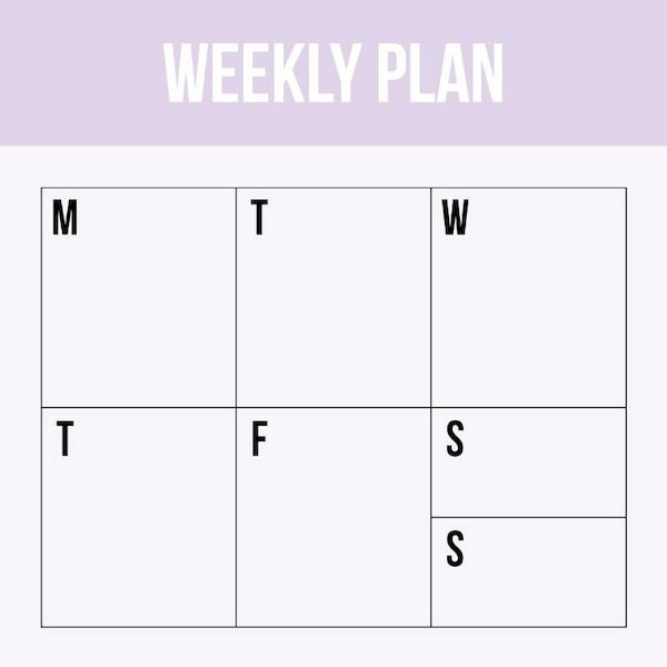 Mini weekly plan - (ISBN 8719322142634)