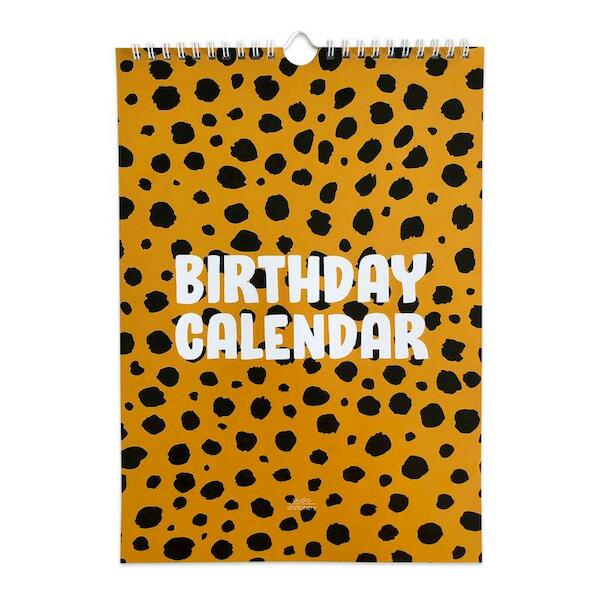 Birthday calendar Cheetah - (ISBN 8719322146229)