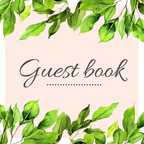 Green Leaves Floral Tropisch Gastenboek voor Huwelijk | Bruiloft | Verjaardag | Babyshower | Babyborrel | Verjaardag | Pensioen | Feest en meer - Mooie Gastenboeken (ISBN 9789402178708)