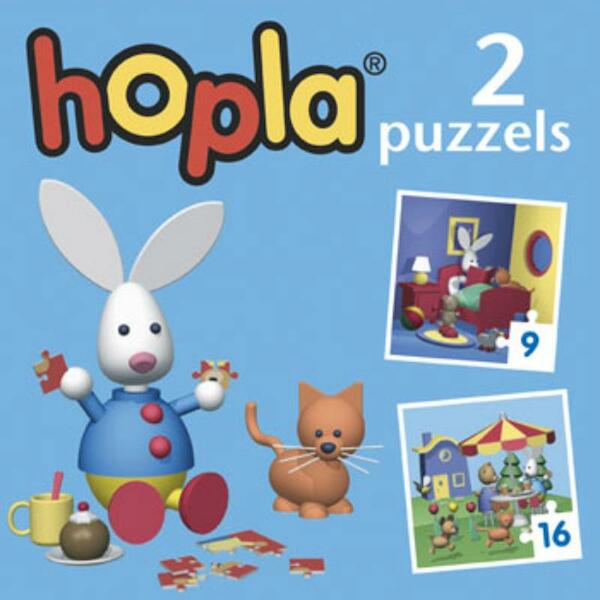 Hopla puzzeldoos met 2 puzzels - Bert Smets (ISBN 9789077981436)