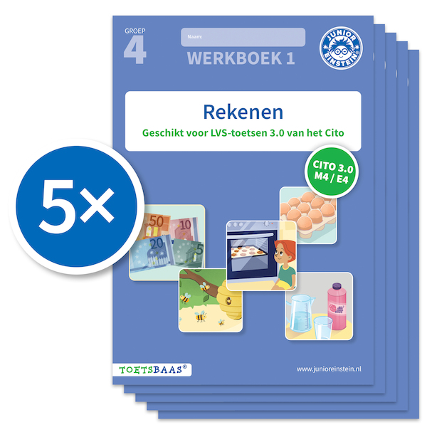 Rekenen werkboek 1 (Set van 5) - (ISBN 9789493128927)