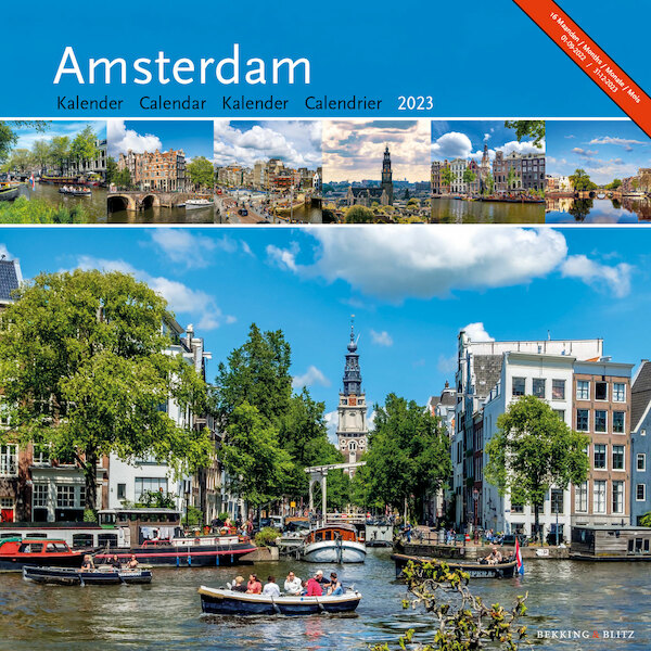 Amsterdam maandkalender 2023 - (ISBN 8716951346570)