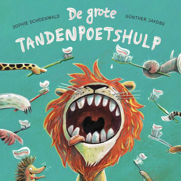 De grote tandenpoetshulp (kartonboek) - Sophie Schoenwald (ISBN 9789026165436)