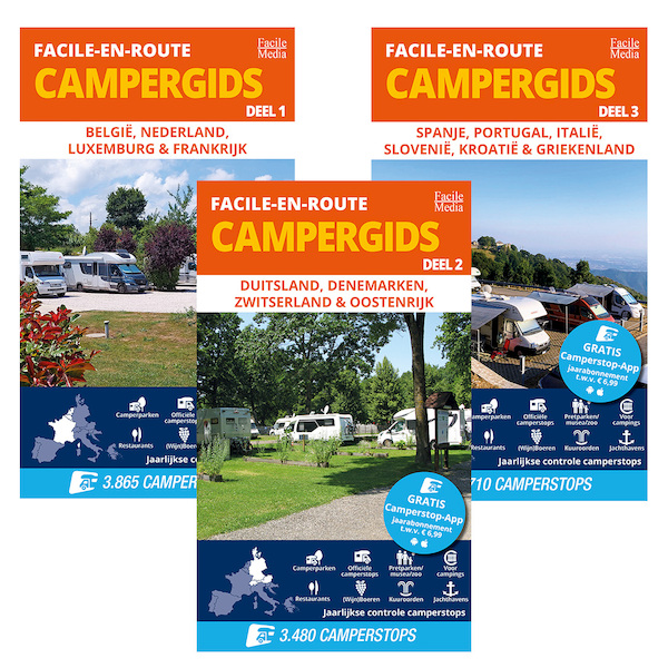 Facile-en-Route Campergids Deel 1/2/3 - (ISBN 9789076080802)