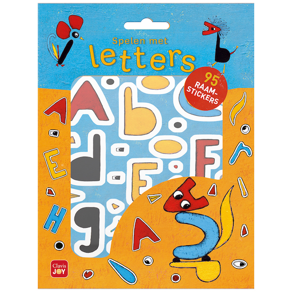 Spelen met letters. Raamstickers - (ISBN 5407009981197)