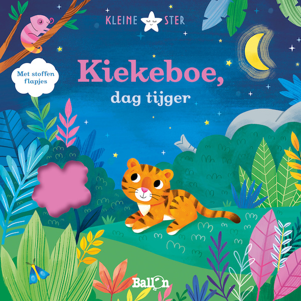 Kiekeboe, dag tijger (met stoffen flappen) - (ISBN 9789403219097)