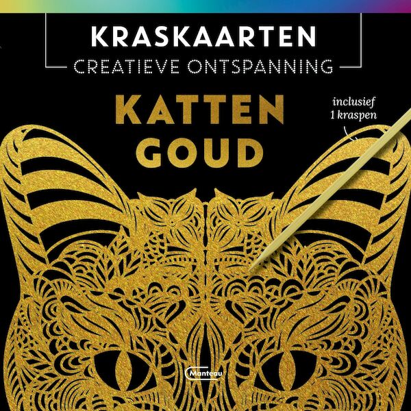 Kraskaarten Katten Goud - (ISBN 9789022340356)
