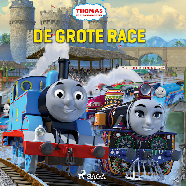 Thomas de Stoomlocomotief - De grote race - Mattel (ISBN 9788726868777)