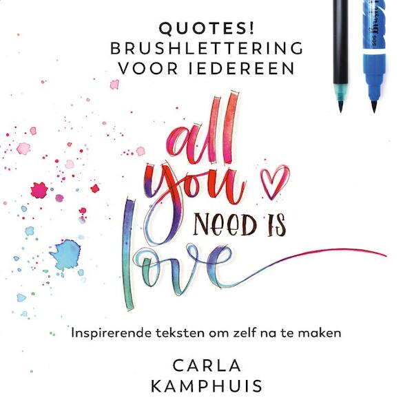Quotes! Brushlettering voor iedereen - Carla Kamphuis (ISBN 9789043920391)