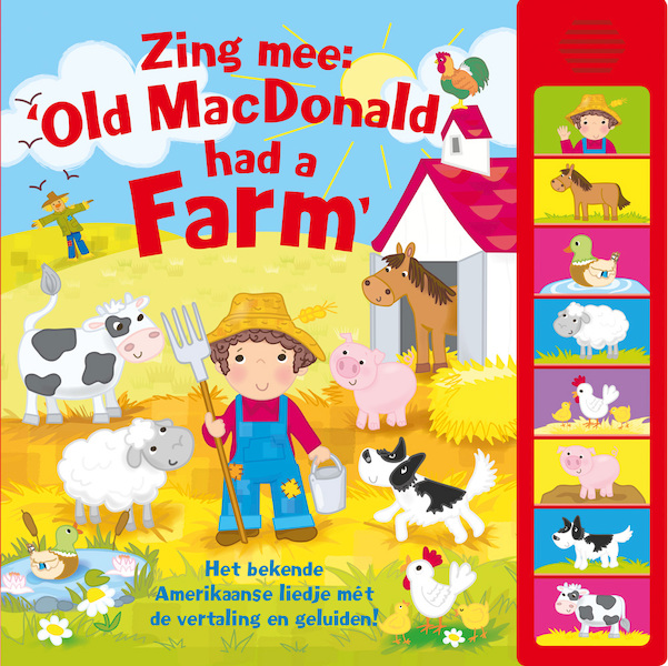 Zing mee: Old MacDonald had a farm, 8 geluiden - (ISBN 9789036636261)