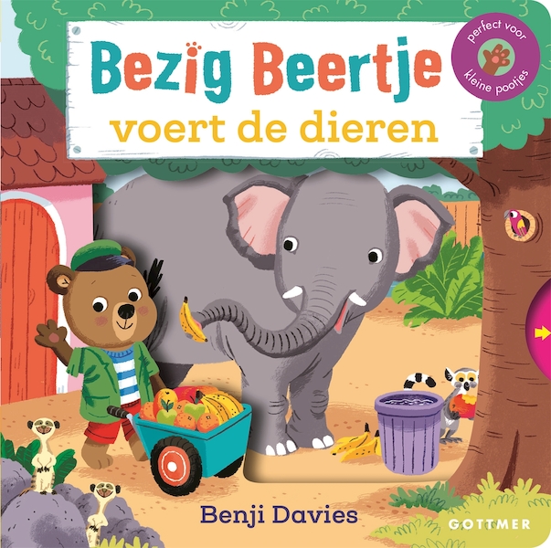 Bezig Beertje voert de dieren - Benji Davies (ISBN 9789025756079)