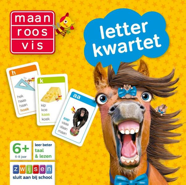 Maan roos vis letterkwartet - (ISBN 9789048729586)