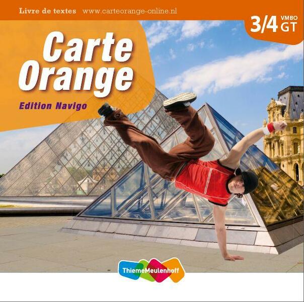 Carte Orange 3/4 vmbo Livre de textes Ed.Navigo - Marjo Knop, Wilma Bakker-van de Panne, Ronald van den Broek, Francoise Lomier (ISBN 9789006183498)