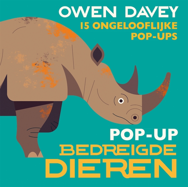 Pop-up bedreigde dieren. 15 ongelooflijke pop-ups - Owen Davey (ISBN 9789464041903)
