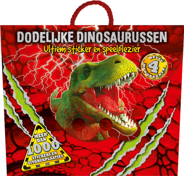 Dodelijke dinosaurussen stickerboek - (ISBN 9789036632171)