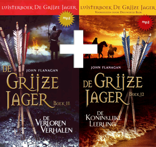 De Grijze Jager Boek 11 en 12 - De verloren verhalen, De Koninklijke Leerling - John Flanagan (ISBN 9789490938864)