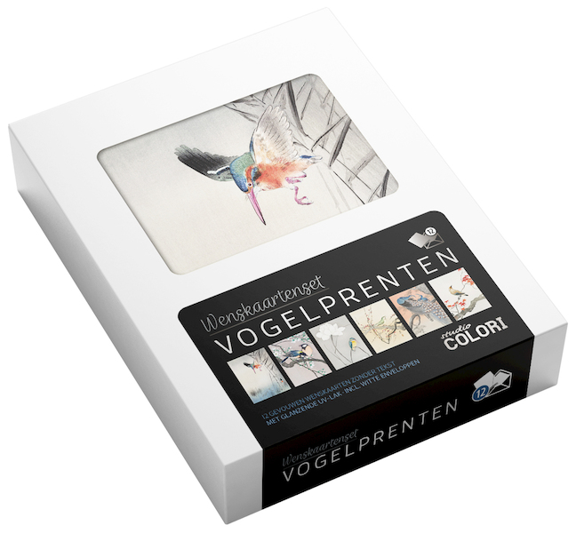 Wenskaartenset Vogelprenten - Studio Colori (ISBN 9789492598554)