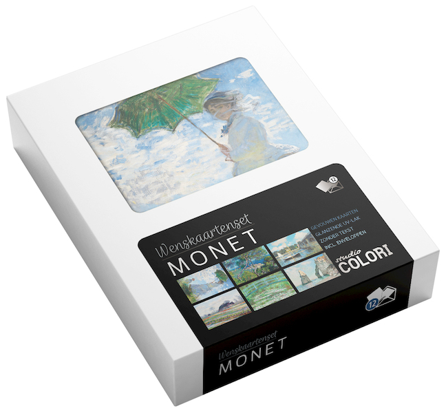 Wenskaartenset Monet - Studio Colori (ISBN 9789492598622)