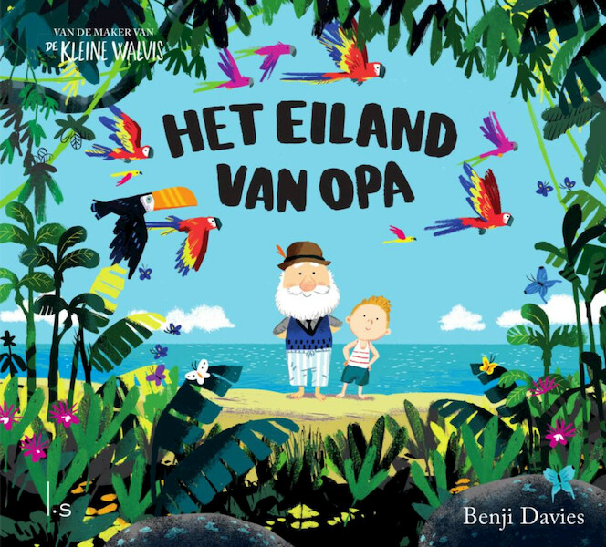 Het eiland van opa (gebonden kartonboek) - Benji Davies (ISBN 9789024593712)
