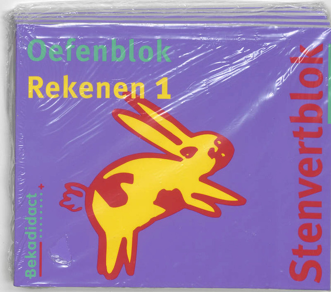 Stenvert oefenblok 1 Groep 3 5 ex Rekenen - (ISBN 9789028110922)