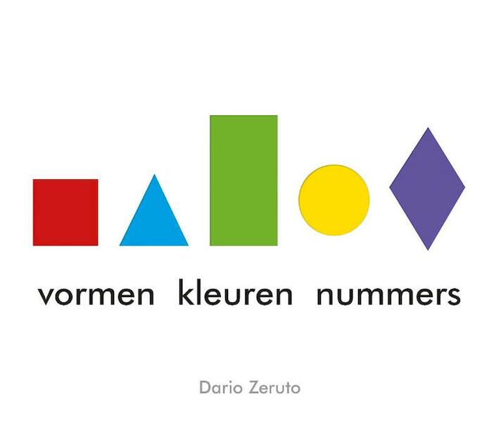 vormen kleuren nummers - Dario Zeruto (ISBN 9789045322698)
