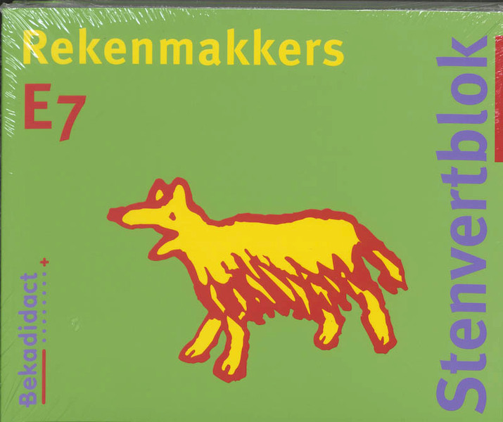 Stenfertblok Rekenmakkers E7 - (ISBN 9789026224065)