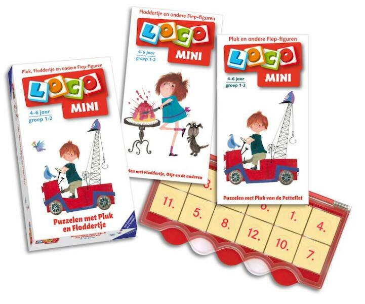 Pakket Mini loco: Basisdoos + Pluk, Floddertje en andere Fiep-figuren 1+ 2 - (ISBN 9789001779269)
