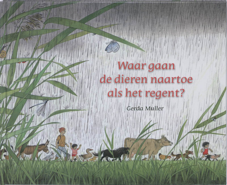 Waar gaan de dieren naartoe als het regent? - Gerda Muller (ISBN 9789060386521)