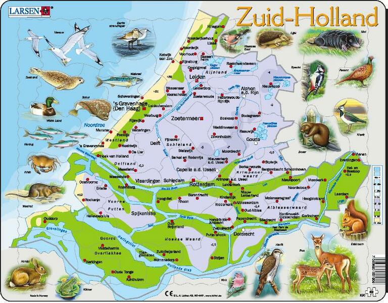 Laren puzzel- Zuid Holland- K90 - (ISBN 7023850221909)