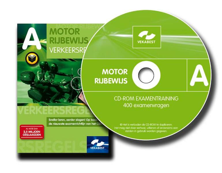 Motor rijbewijs TCD-pakket Theorieboek en examen CD-Rom - (ISBN 9789067992220)