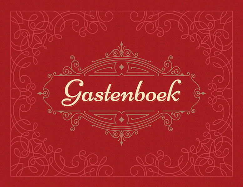 Gastenboek (bordeaux) - (ISBN 9789044754407)