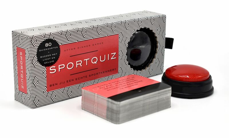Sportquiz - Quizdoos met buzzer - (ISBN 9789463332972)