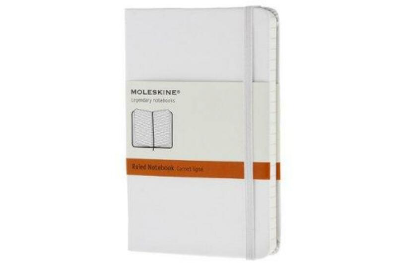 Moleskine White Pocket Ruled Notebook Hard - (ISBN 9788866137177)