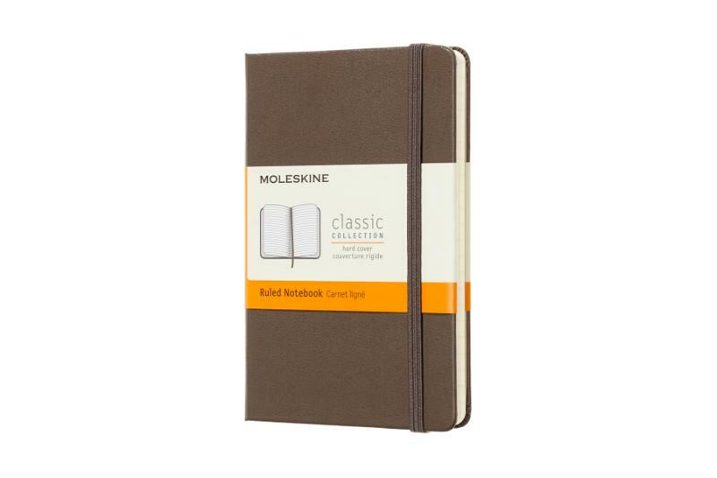 Moleskine Notebook Pocket Ruled Hard Cover Earth Brown - (ISBN 8058341715253)