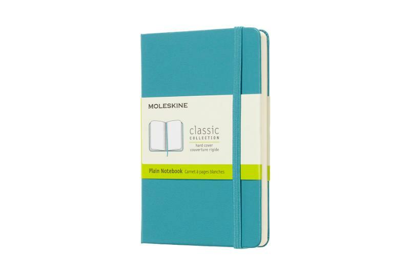 Moleskine Notebook Pocket Plain Hard Cover Reef Blue - (ISBN 8058341715284)