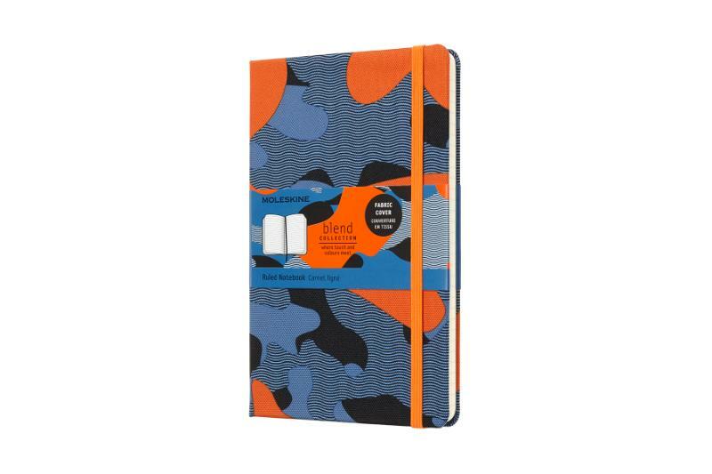 Moleskine Limited Notitieboek Blend 18 Large (13x21 cm) Gelinieerd Camouflage Oranje - (ISBN 8058341717349)