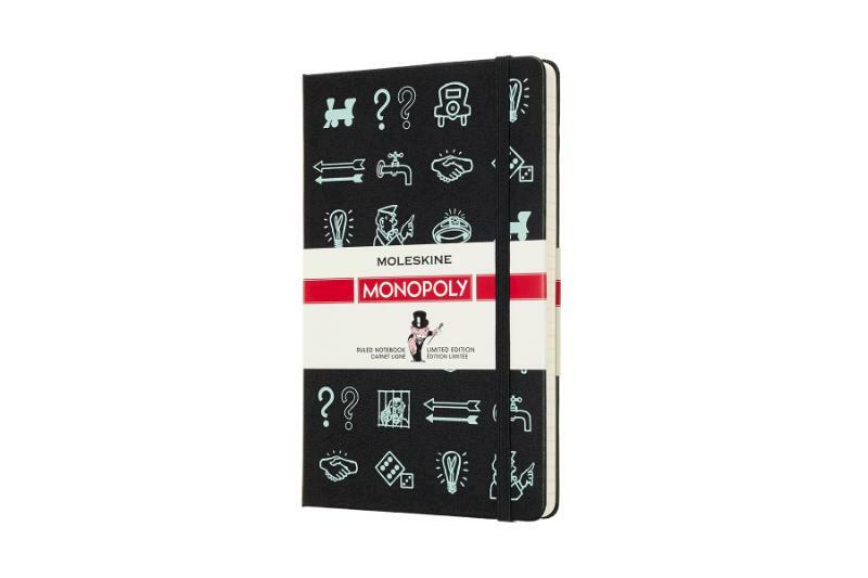 Moleskine LE Notitieboek Monopoly Large (13x21 cm) Gelinieerd Icons - (ISBN 8058341715192)