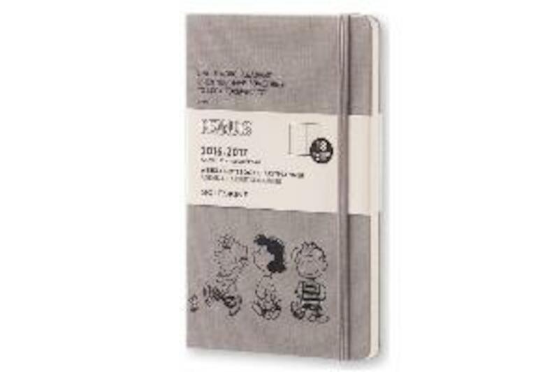 Moleskine 18 month limited edition planner - Peanuts - weekly - large - dark grey - hard cover - (ISBN 8051272893007)