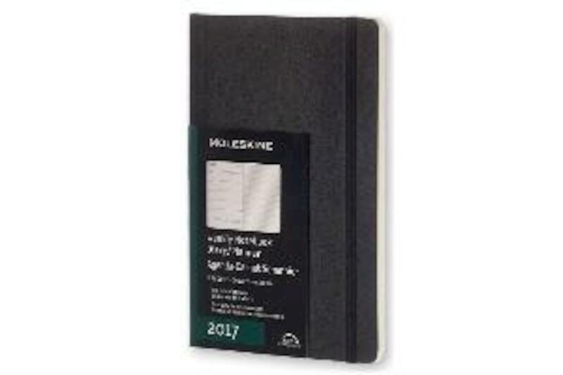 Moleskine 12 month - weekly - large - black - soft cover - (ISBN 8051272893366)