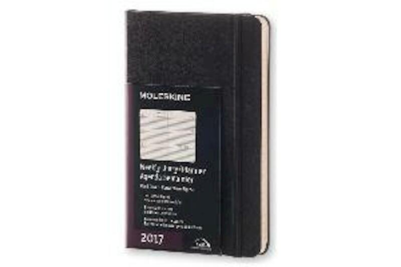 Moleskine 12 month planner - weekly - horizontal - pocket - black - hard cover - (ISBN 8051272893298)