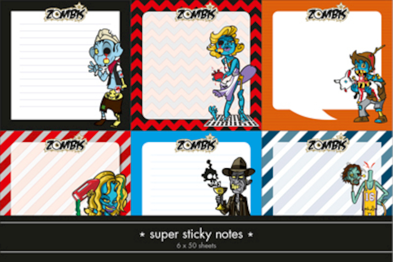 Zombis sticky notes - (ISBN 9789461889386)