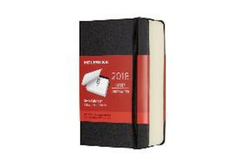 Moleskine 12 Monate Tisch-Tageskalender 2018, A6 Hard Cover, Schwarz - (ISBN 8055002854283)