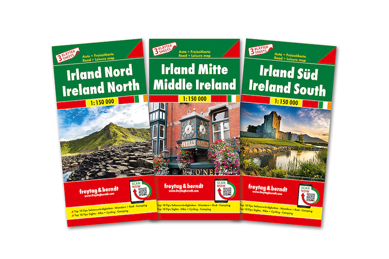 F&B Ierland 3-kaartenset - (ISBN 9783707918007)
