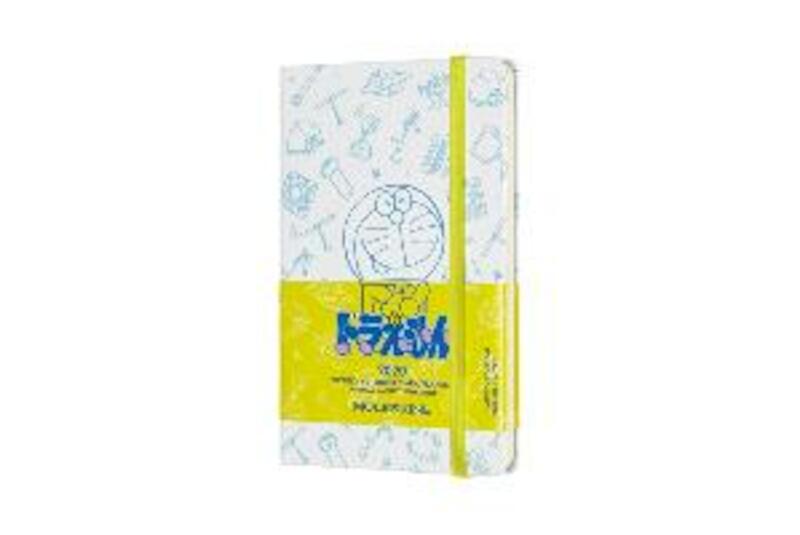 Moleskine 12 Monate Wochen Notizkalender - Doraemon 2020 Pocket/A6, 1 Wo = 1 Seite, Liniert, Fester Einband, Weiß - (ISBN 8053853600325)